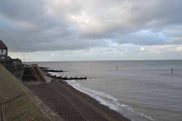 Obraz premium sheringham norfolk seaside clouds 
