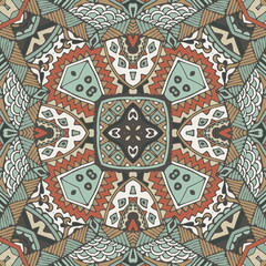 ethnic geometric seamless royal pattern 