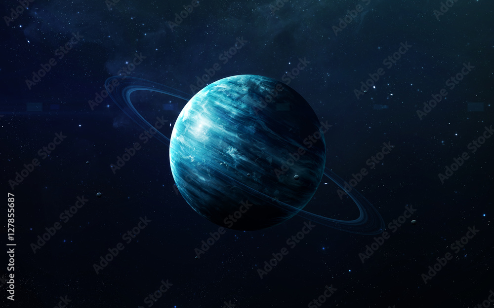 Canvas Prints uranus - high resolution beautiful art presents planet of the solar system. this image elements furn