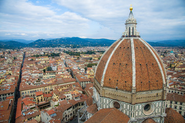 Fototapeta na wymiar II Duomo of the Cattedrale di Santa Maria del Fiore in Florence, Tuscany