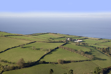 Obraz premium exmoor devon somerset uk