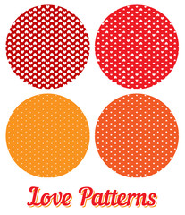 All Kind of St. Valentine's Hearts Polka Dots Set