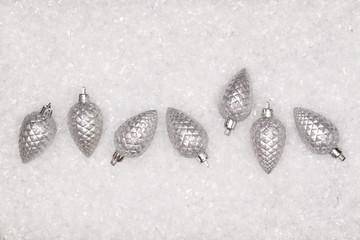 Christmas greeting card. Noel festive background. New year symbo