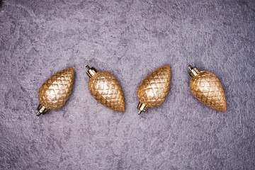 Christmas greeting card. Noel festive background. New year symbo