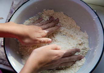 Homemade baking, kitchen scene