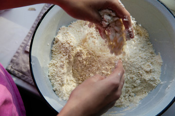 Homemade baking, kitchen scene