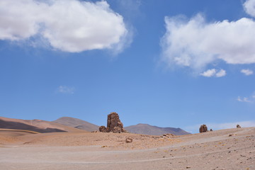 Fototapeta na wymiar Landscape in Atacama desert Chile