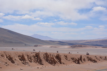 Fototapeta na wymiar Landscape in Atacama desert Chile