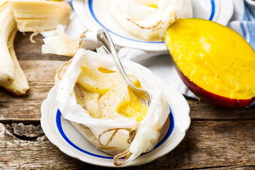 Tropical Fruits in Parchmen