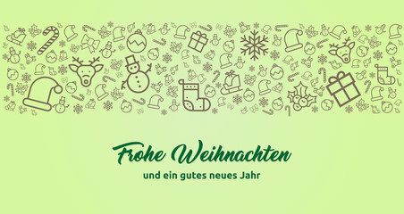 Motiv für Weihnachtskarte und Neujahr