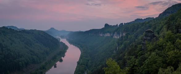 Sonnenaufgang Sächsische Schweiz