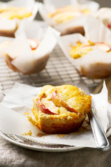 Fall Apple Muffins. style rustic