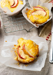 Fall Apple Muffins. style rustic
