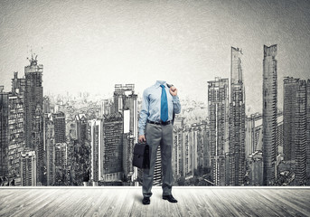 Man of engineering profession