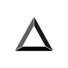Fototapeta premium triangle theme logo logotype art vector illustration