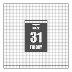 Black Friday Sale Calendar date page