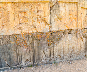 Immortals relief detail Persepolis