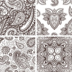 Mehendi pattern vector illustration