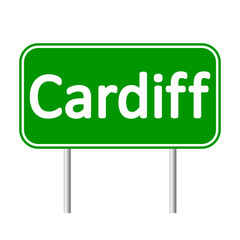 Cardiff road sign.