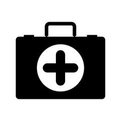 Medical kit icon. Medical health care hospital and emergency theme. Isolated design. Vector illustration