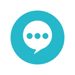 speech bubble message isolated icon vector illustration design