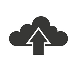 cloud computing isolated icon vector illustration design