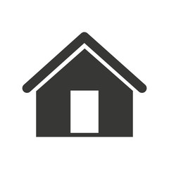 Fototapeta premium house silhouette isolated icon vector illustration design
