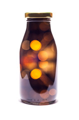 Christmas spirit stored in a bottle