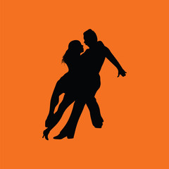 Dancing pair icon