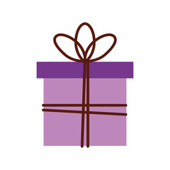 gift box present isolated icon vector illustration design