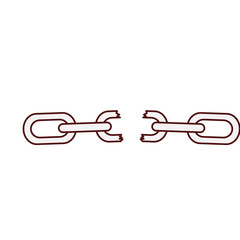 Link icon. Connection internet and chain theme. Isolated design. Vector illustration