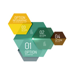 Paper infographic layout design templates
