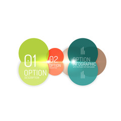 Geometric modern infographic options templates