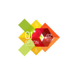 Vector business infographics, option select