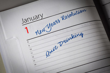 Quit Drinking Diary Resolution