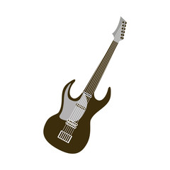 Fototapeta premium electric guitar isolated icon vector illustration design