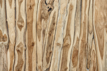Wooden background. Teak wood texture. Abstract surface