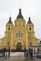 st. nevski, alexander cathedral  in nizhny novgorod ,russian federation