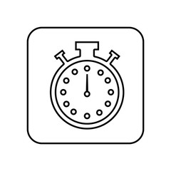 chronometer watch isolated icon vector illustration design