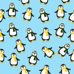 cute Christmas penguin