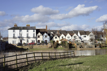 Obraz premium river avon bidford warwickshire uk