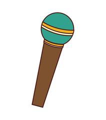 microphone audio device icon vector illustration design