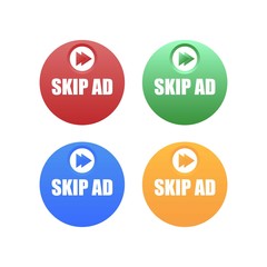 Set of Skip Ad Button