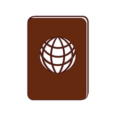 passport document isolated icon vector illustration design