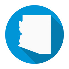 Arizona Map Flat Icon