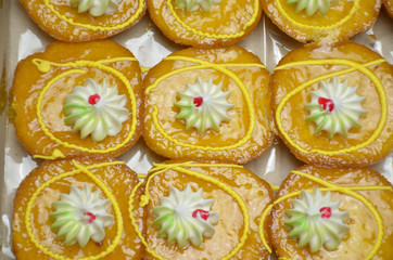 Old-time delicious Thai cake traditional in thailand