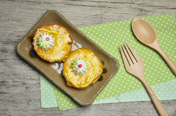 Old-time delicious Thai cake traditional in thailand