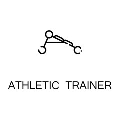 Apple flat icon or logo for web design.