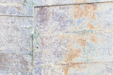 Old rusty metal wall background and texture