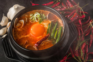 スンドゥブチゲ　韓国の豆腐料理　 Gourmet of Sundubu Korea